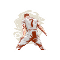 Cristiano Ronaldo 9 | Portugal Football Sticker | Football Team