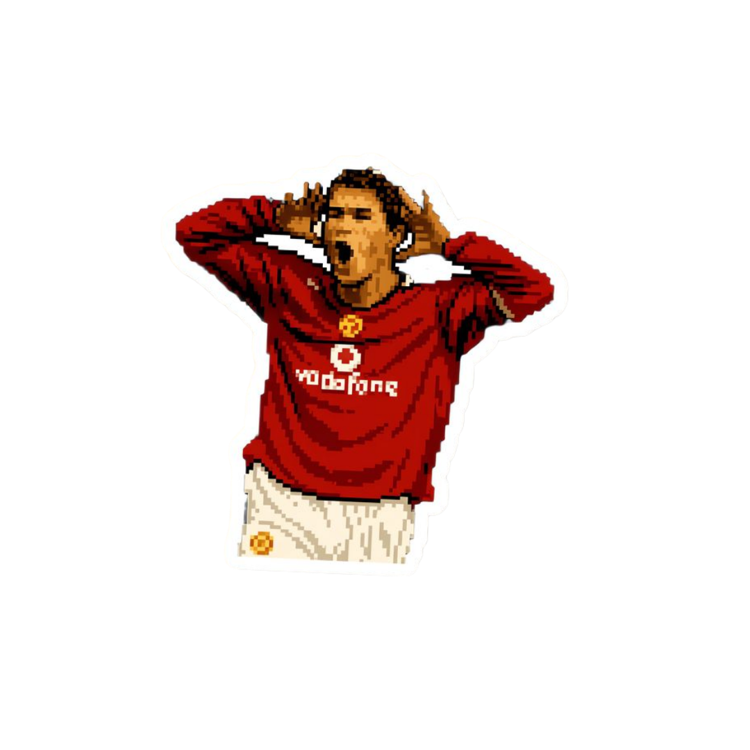 Cristiano Ronaldo 10 | Portugal Football Sticker | Football Team