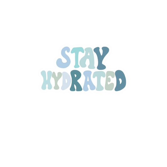 Stay Hydrated Water Sticker