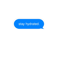 Stay Hydrated 3 Water Sticker