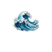 Wave Water Sticker
