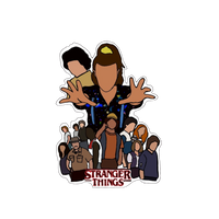 Hall of Stranger Things | Stranger Things Premium Sticker | TV Series