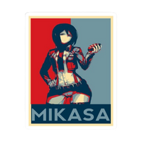 Mikasa Ackerman Attack on Titan Sticker 18 | Anime Warrior Premium Sticker