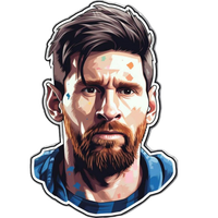 Messi 29 | Leo Messi Premium Football Sticker | Legendary Footballer