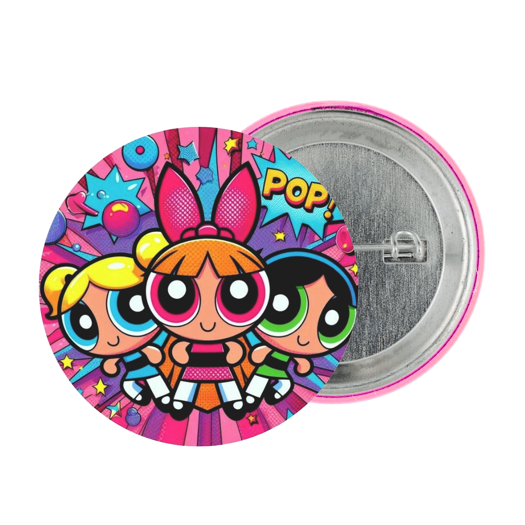 The Powerpuff Girls Tinplate Badge