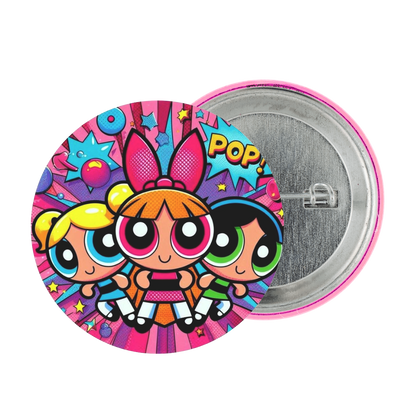 The Powerpuff Girls Tinplate Badge