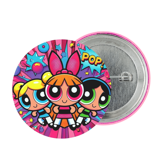 The Powerpuff Girls Tinplate Badge