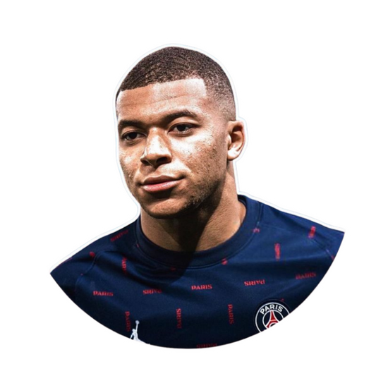 Kylian Mbappé 4 | Football Player Premium Sticker