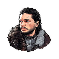 John Snow | Game of Thrones Premium Sticker
