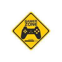 Gamer Zone  Sticker