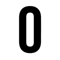 Number 0 Sticker | Educational Number Sticker | StickerBD