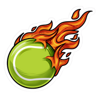Tennis 1 | Premium Tennis Sports Stickers | Sticker BD