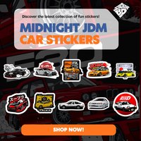 Mid Night JDM Car Sticker Bundle