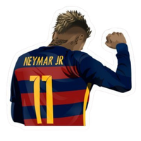 Neymar | Football Player Premium Sticker