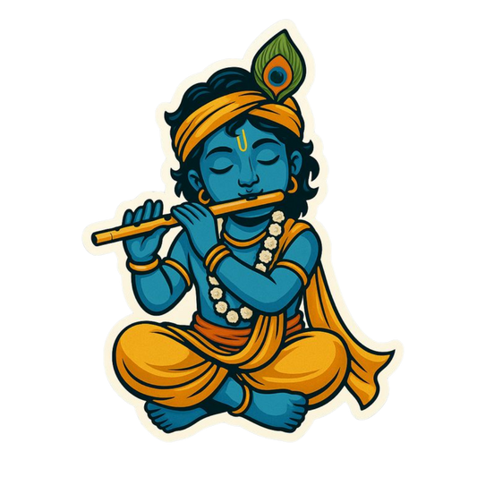 Little Krishna | Om, Gods, Mantras & Spritual Symbols | StickerBD