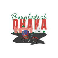 Dhaka, Bangladesh | Bangladesh Stickers Collection | StickerBD