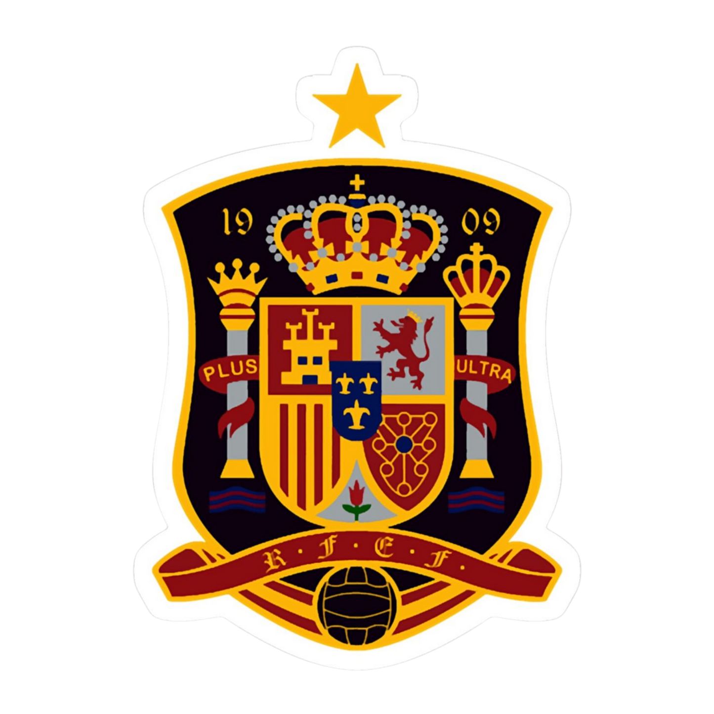 Spain Football Sticker | FC Spain | Premium Die-Cut | Sticker BD