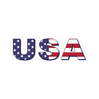 USA | Country Premium Sticker | Country, Flag & Travel Sticker