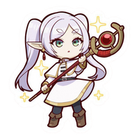 Frieren Beyond Journey’s End Anime Sticker