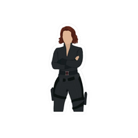 Black Widow | Black Widow Premium Sticker | Movie