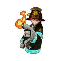 Fire Force Sticker | Action Anime Premium Sticker
