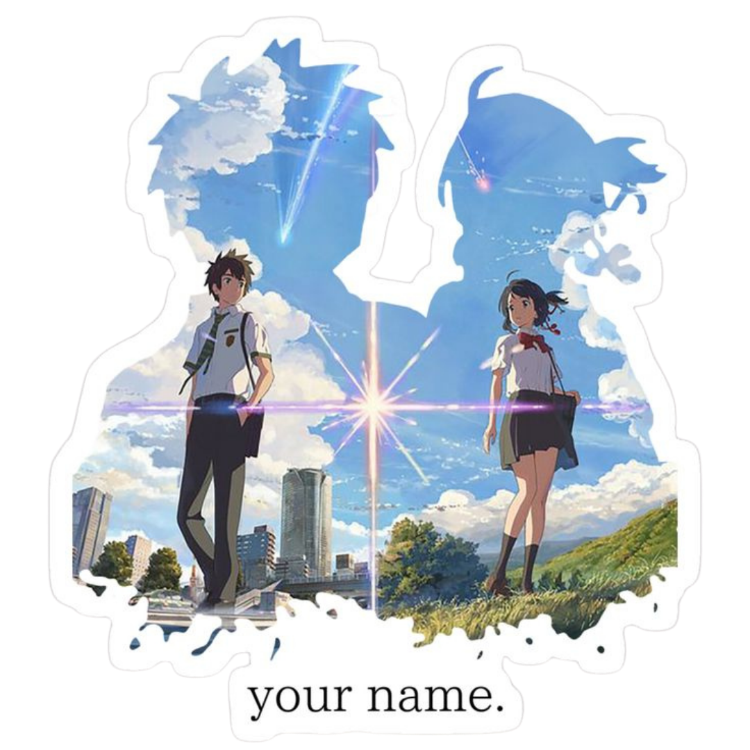 Your Name Anime Sticker | Mitsuha & Taki Premium sticker