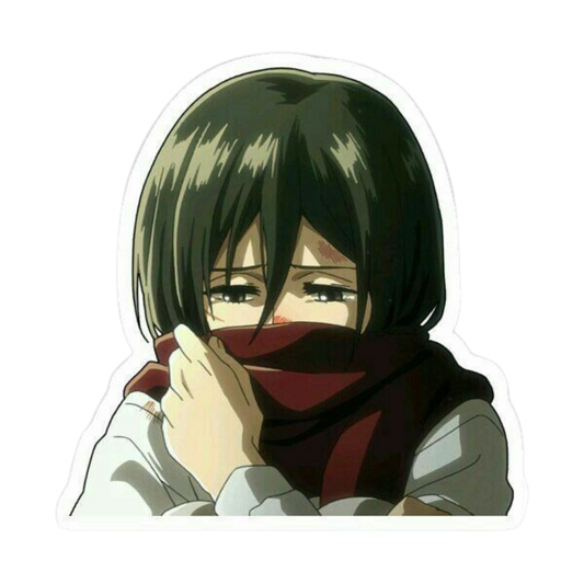 Mikasa Ackerman Attack on Titan Sticker | Anime Warrior Premium Sticker