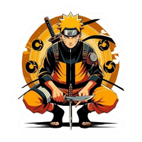 Naruto Uzumaki Anime Sticker | Ninja Premium Sticker