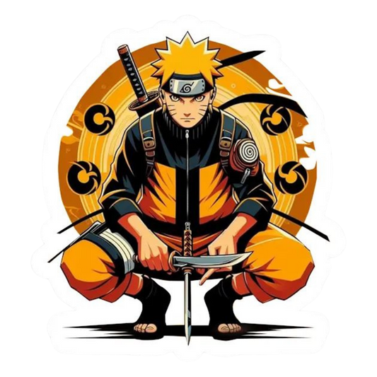 Naruto Uzumaki Anime Sticker | Ninja Premium Sticker