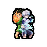 Hunter X Hunter anime stickers Gon and Kiluya