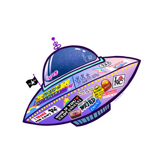 UFO | Space Mystery Premium Sticker | UFO & Aliens