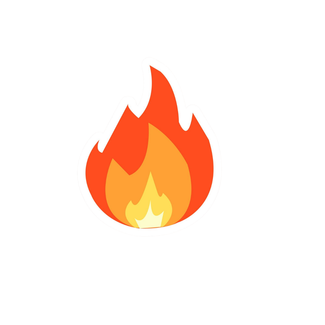 Fire 2 Sticker