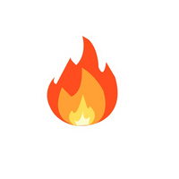 Fire 2 Sticker