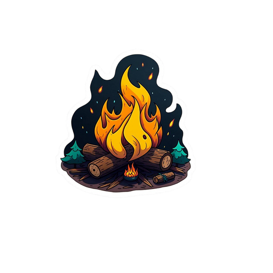 Fire 4 Sticker