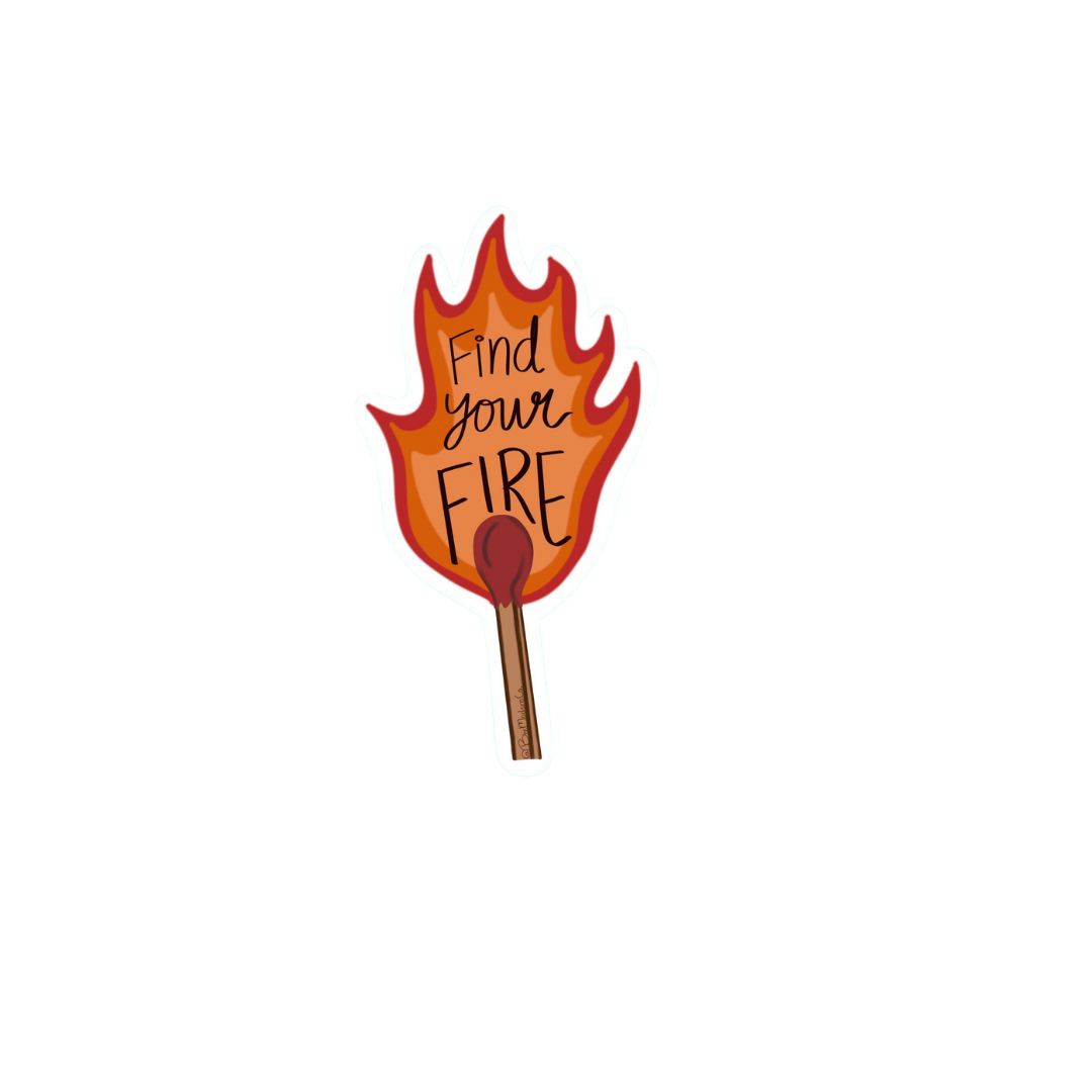 Fire 5 Sticker