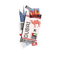 Travel 5 Sticker