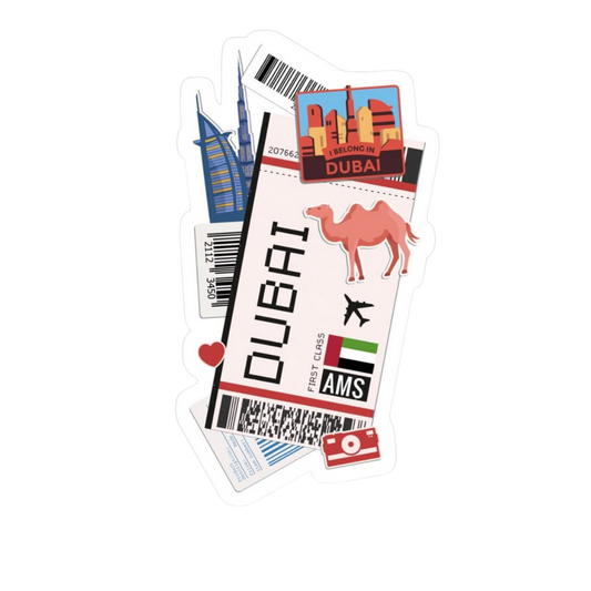 Travel 5 Sticker