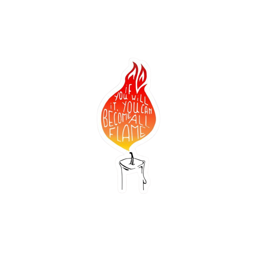 Fire 8 Sticker