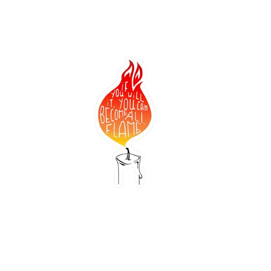 Fire 8 Sticker