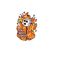 Fire 10 Sticker