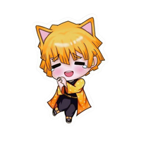 Zenitsu Agatsuma 20 | Premium Anime Sticker | Demon Slayer Edition