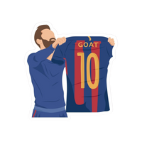 Messi 10 | Barcelona Premium Sticker | Football Club