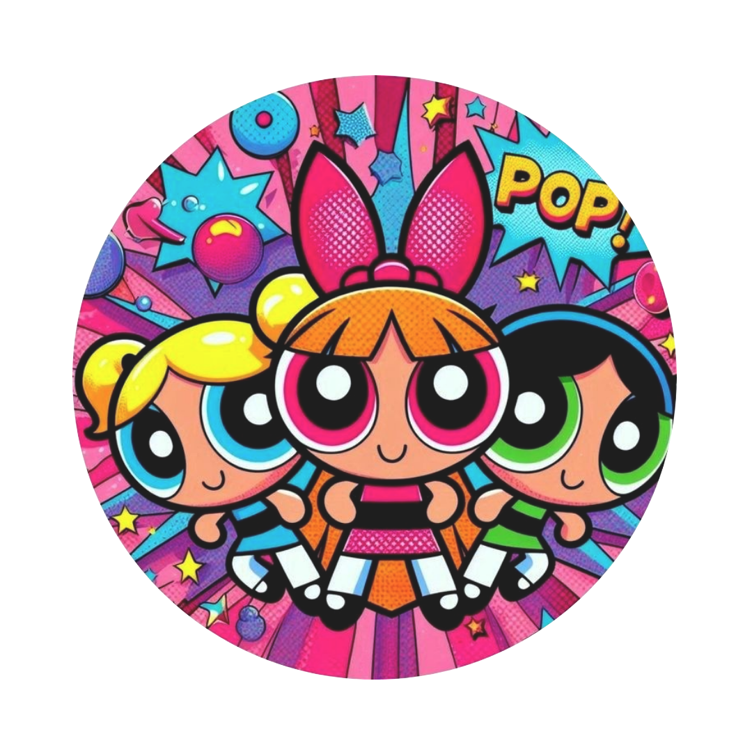 The Powerpuff Girls Tinplate Badge