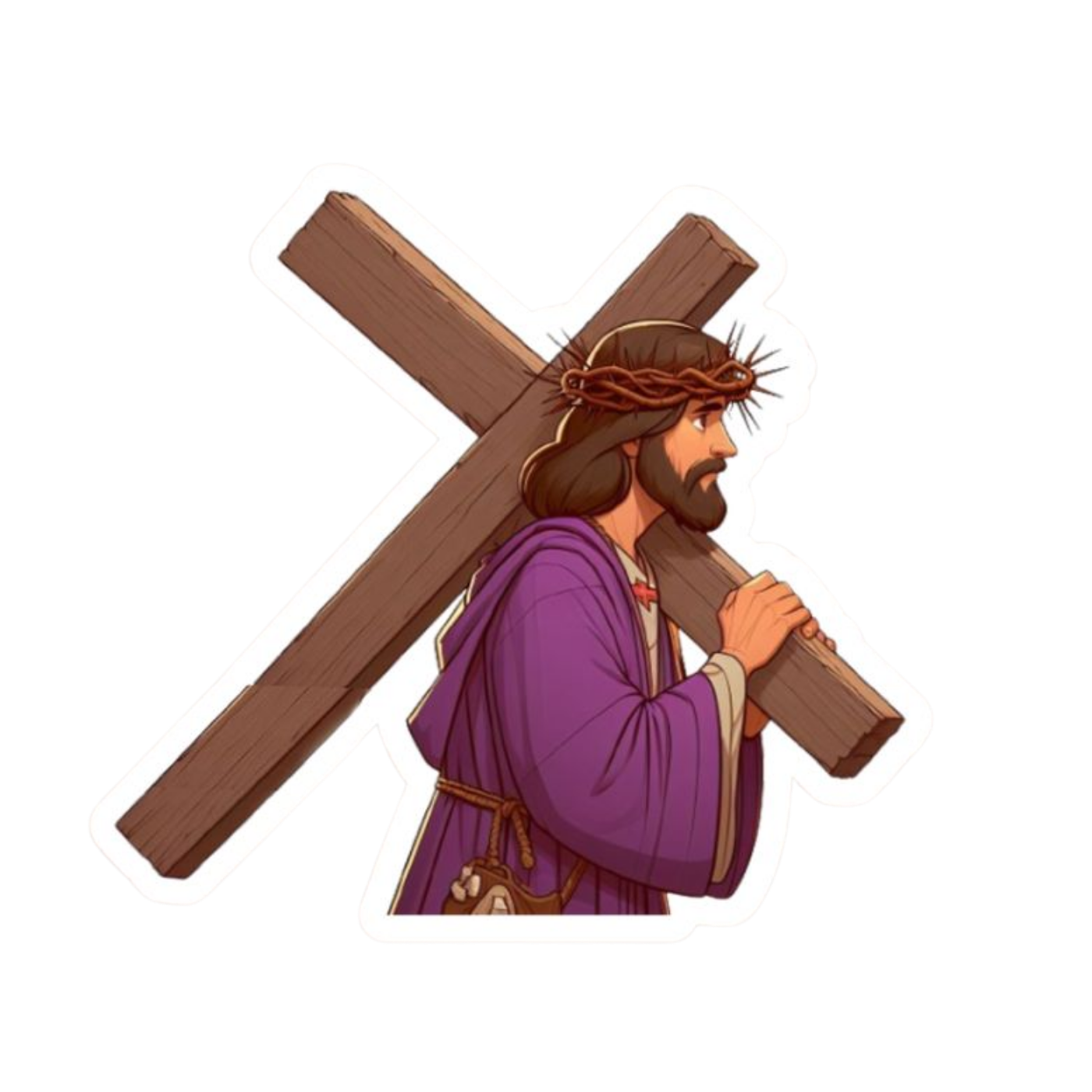 Jesus Christ 2 | Christianity | Religious Sticker | Spiritual Premium Sticker