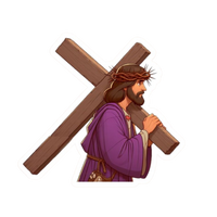 Jesus Christ 2 | Christianity | Religious Sticker | Spiritual Premium Sticker