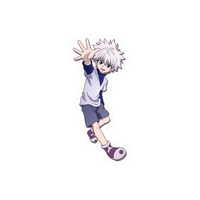 Hunter X Hunter anime stickers Killua Full