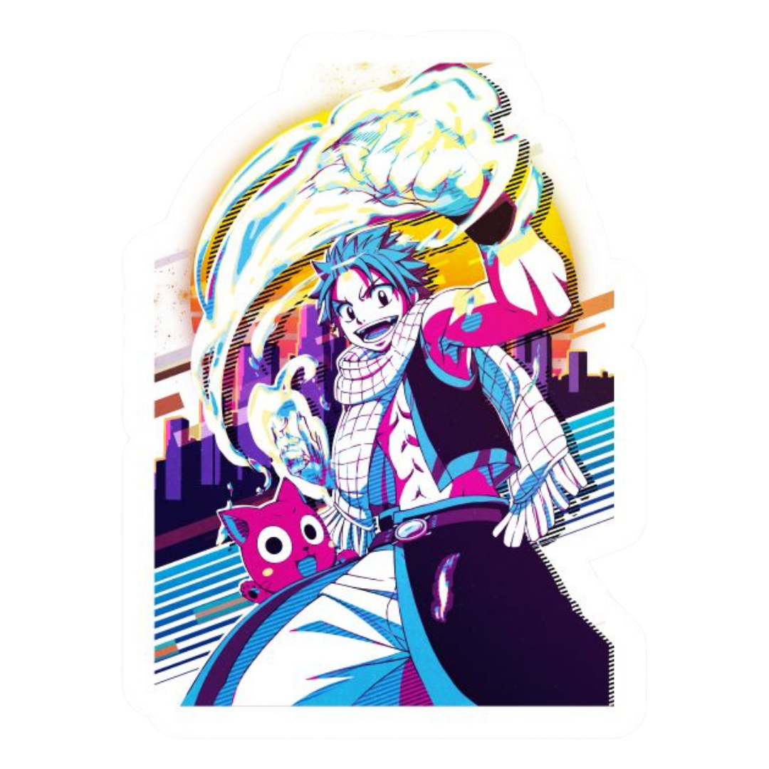Natsu Dragneel Fairy Tail Sticker 9 | Fire Dragon Slayer