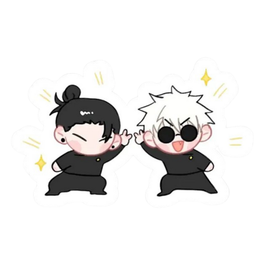 Satoru Gojo and Suguru Geto Jujutsu Kaisen Anime stickers