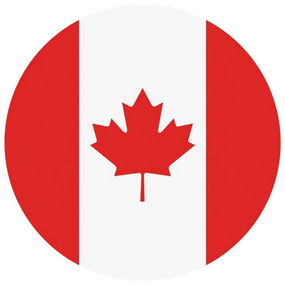 Canada Fan Tinplate Badge
