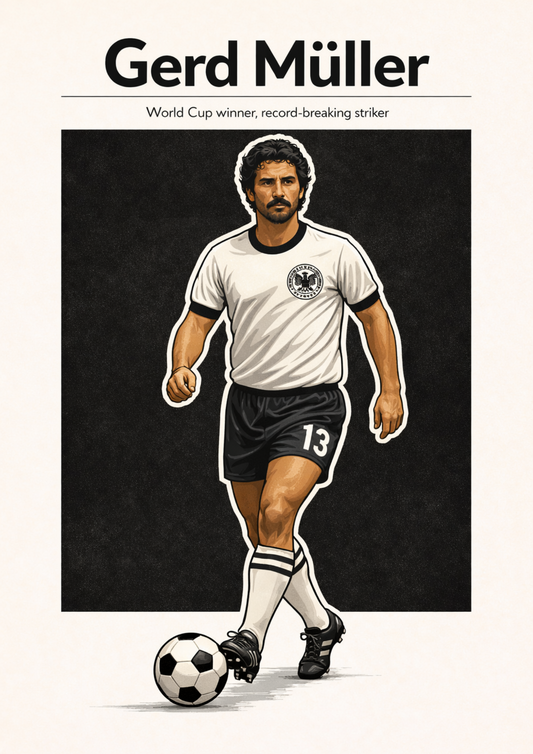 Gerd Müller | Mini Poster Sticker